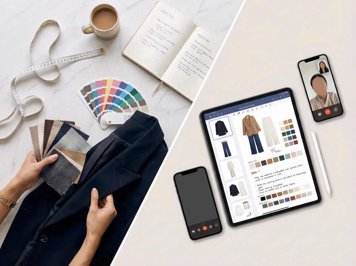 บริการสไตลิสต์แบบพบตัวจริงและออนไลน์