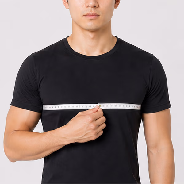 Measure around the fullest part of your chest